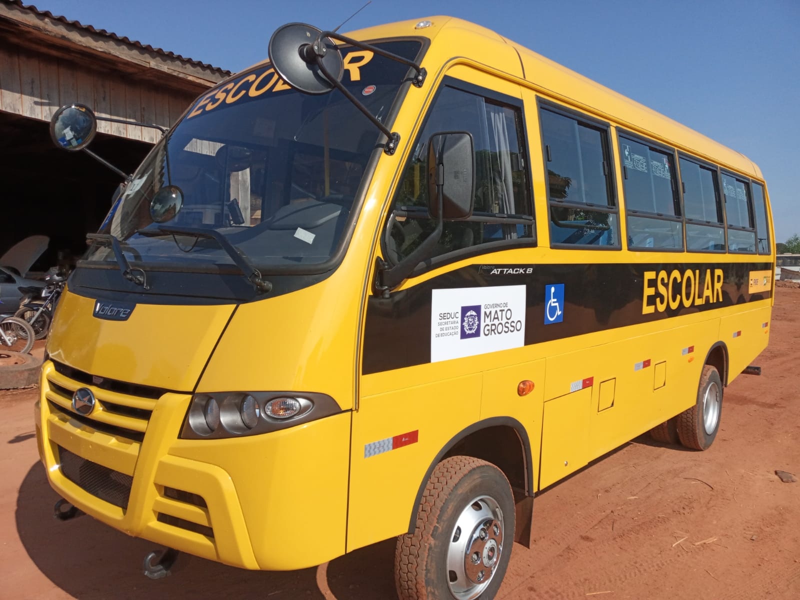 Gaúcha do Norte recebe ônibus escolar 0 km; Desde 2017, 13 novos veículos foram destinados ao transporte escolar