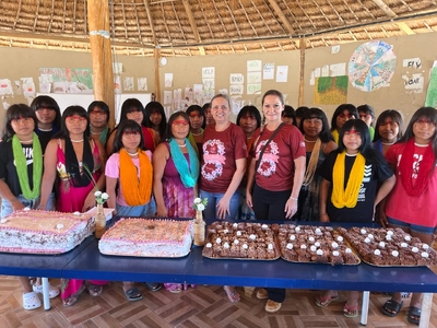 Assistência Social finaliza curso de bolos em aldeia indígena de Gaúcha do Norte